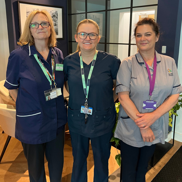 Pictured: our Enhanced Health in Care Homes Learning Disability Nurses.